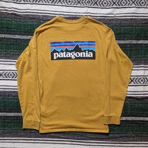 Patagonia Long-Sleeved P-6 Logo Responsibili-Tee